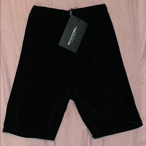 Black Spandex Biker Shorts